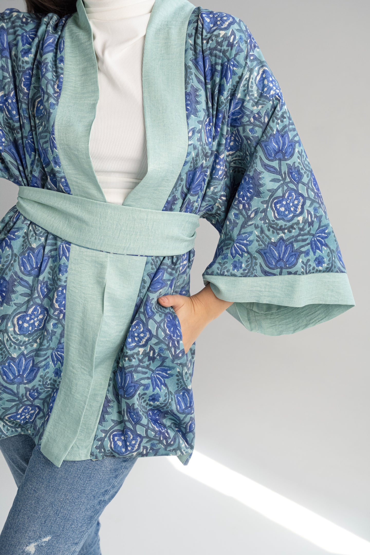 Iris - Mist Reversible Cardigan